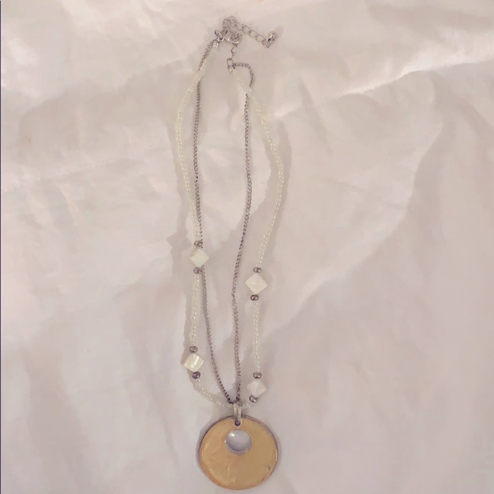 *New* Beaded Necklace with Shell accents